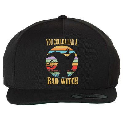 You Coulda Had A Bad Witch Halloween Wool Snapback Cap