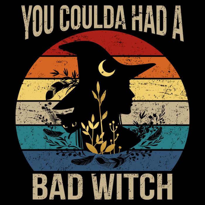 You Coulda Had A Bad Witch Vintage Doggie Tank