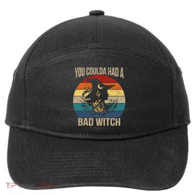 You Coulda Had A Bad Witch Vintage 7-Panel Snapback Hat
