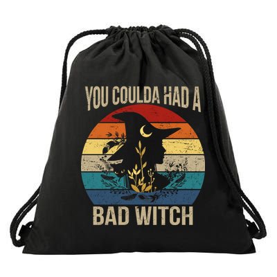 You Coulda Had A Bad Witch Vintage Drawstring Bag