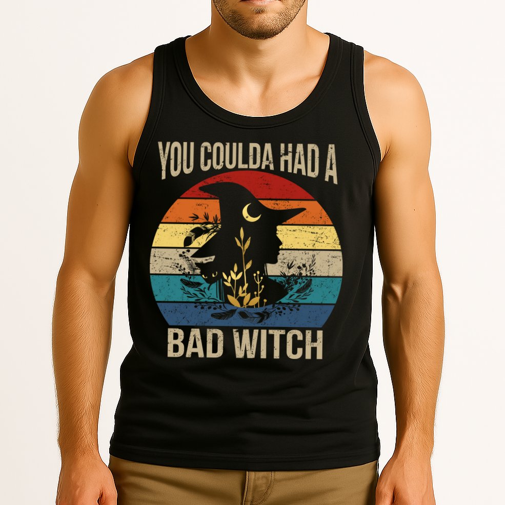 You Coulda Had A Bad Witch Vintage Tank Top
