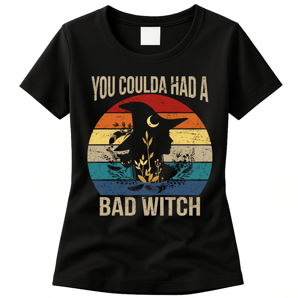 You Coulda Had A Bad Witch Vintage Womens T-Shirt