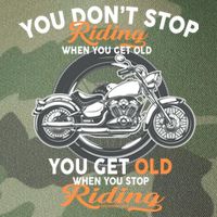 You Don't Get Old When You Stop Riding Legacy Tie Dye Trucker Hat