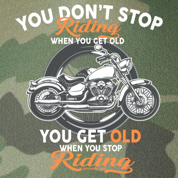 You Don't Get Old When You Stop Riding Legacy Tie Dye Trucker Hat