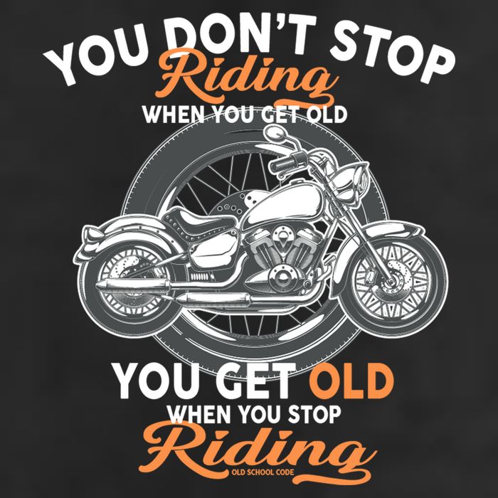 You Don't Get Old When You Stop Riding Cool Comfort Performance Bucket Hat