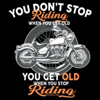 You Don't Get Old When You Stop Riding Performance Shirt
