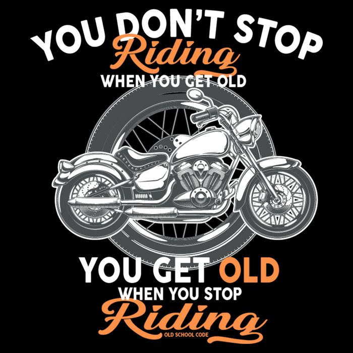 You Don't Get Old When You Stop Riding Performance Shirt
