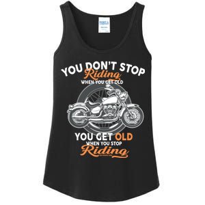 You Don't Get Old When You Stop Riding Ladies Essential Tank