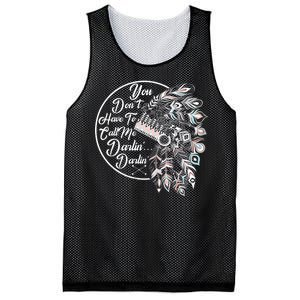 You Don't Have To Call Me Darlin Mesh Reversible Basketball Jersey Tank