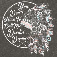 You Don't Have To Call Me Darlin Cotton Canvas Backpack