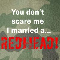 You Don't Scare I Married A Redhead! Legacy Tie Dye Trucker Hat