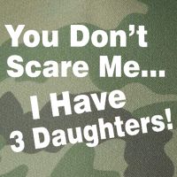 You Don't Scare Me I Have 3 Daughters Legacy Tie Dye Trucker Hat