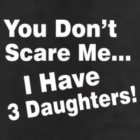 You Don't Scare Me I Have 3 Daughters 25L Jumbo Tote