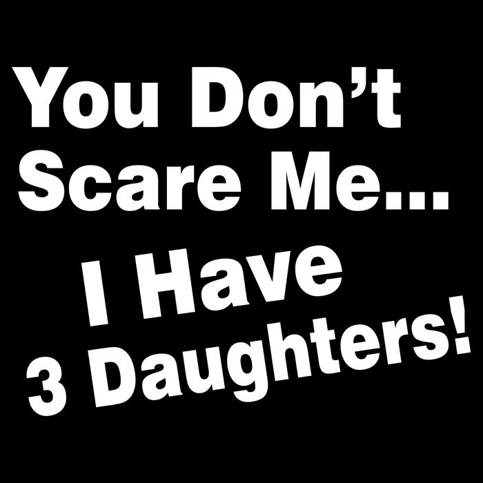 You Don't Scare Me I Have 3 Daughters Wool Snapback Cap