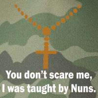 You Don't Scare Me I Was Taught By Nuns Legacy Tie Dye Trucker Hat