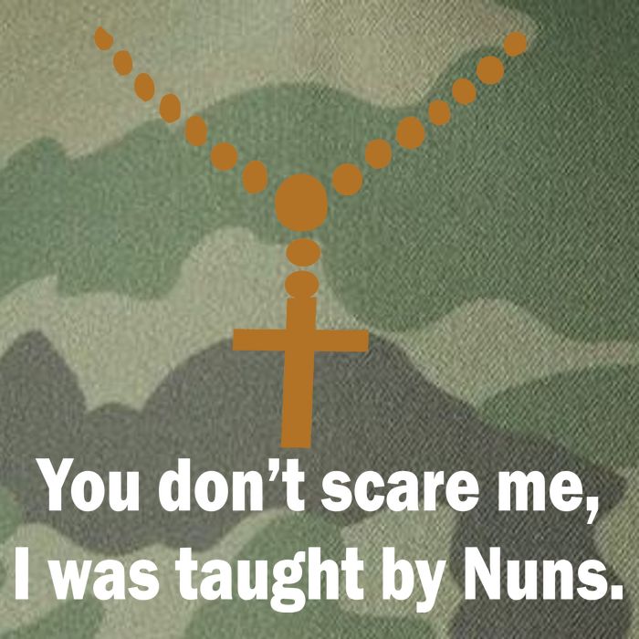 You Don't Scare Me I Was Taught By Nuns Legacy Tie Dye Trucker Hat