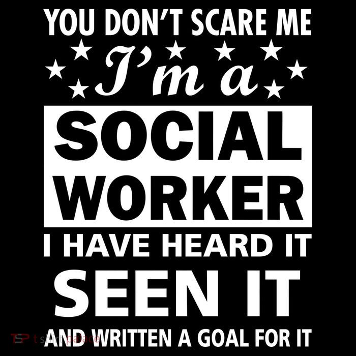 You Don't Scare Me Social Worker Bucket Hat