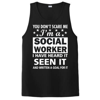 You Don't Scare Me Social Worker PosiCharge Competitor Tank