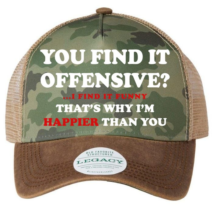 You Find It Offensive? I Find It Funny Legacy Tie Dye Trucker Hat