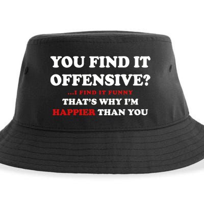 You Find It Offensive? I Find It Funny Sustainable Bucket Hat