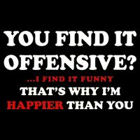 You Find It Offensive? I Find It Funny 7-Panel Snapback Hat