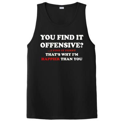 You Find It Offensive? I Find It Funny PosiCharge Competitor Tank