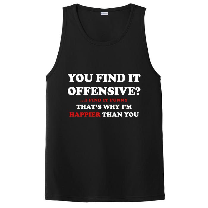 You Find It Offensive? I Find It Funny PosiCharge Competitor Tank