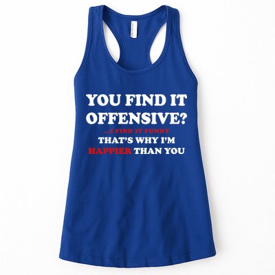You Find It Offensive? I Find It Funny Womens Tank Top