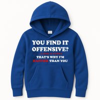 You Find It Offensive? I Find It Funny Kids Hoodie