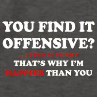 You Find It Offensive? I Find It Funny Vector Backpack
