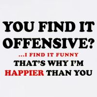You Find It Offensive? I Find It Funny Garment-Dyed Sweatshirt
