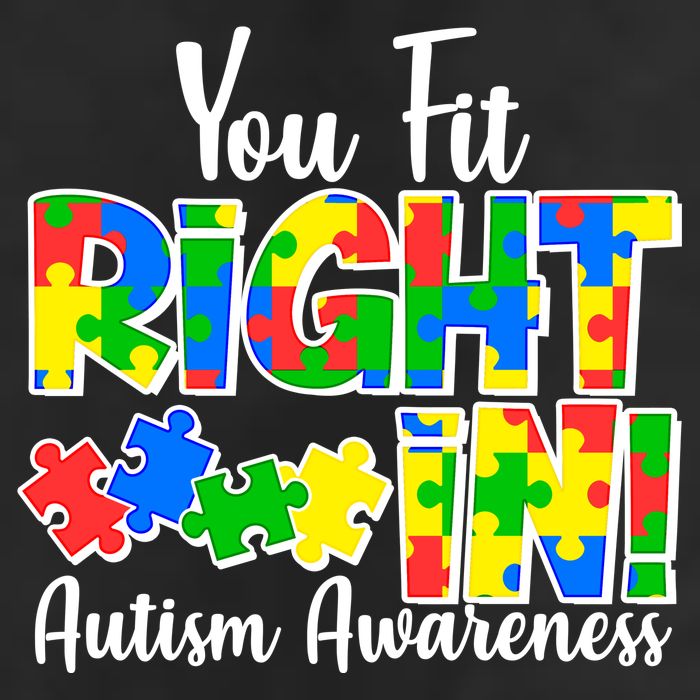 You Fit Right In Autism Awareness 11oz C Handle Ceramic Mug