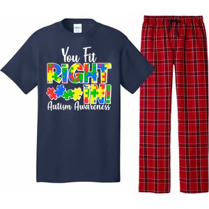 You Fit Right In Autism Awareness Pajama Set