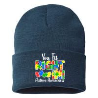 You Fit Right In Autism Awareness Sustainable Knit Beanie