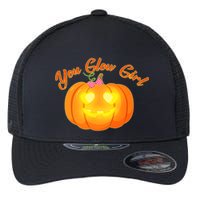 You Glow Girl Cute Pumpkin Flexfit Unipanel Trucker Cap