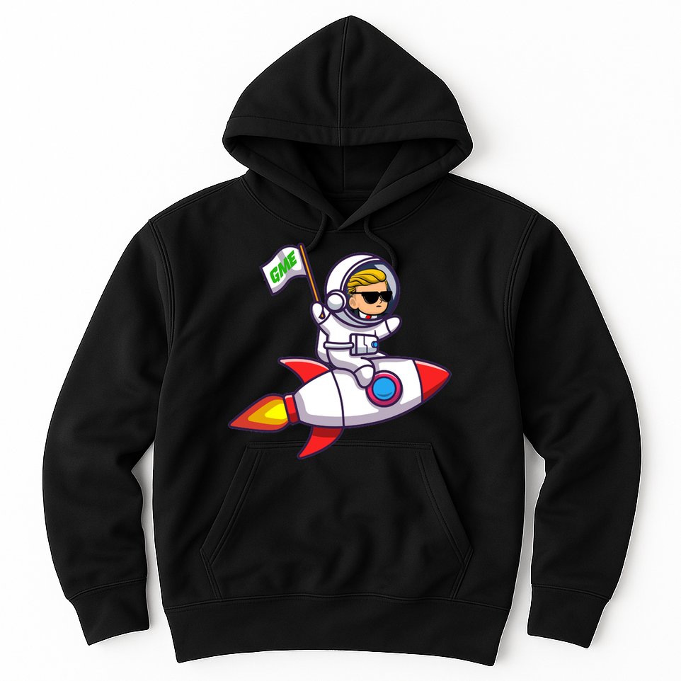 You GME Stonk To The Moon WSB Stock Market Hoodie