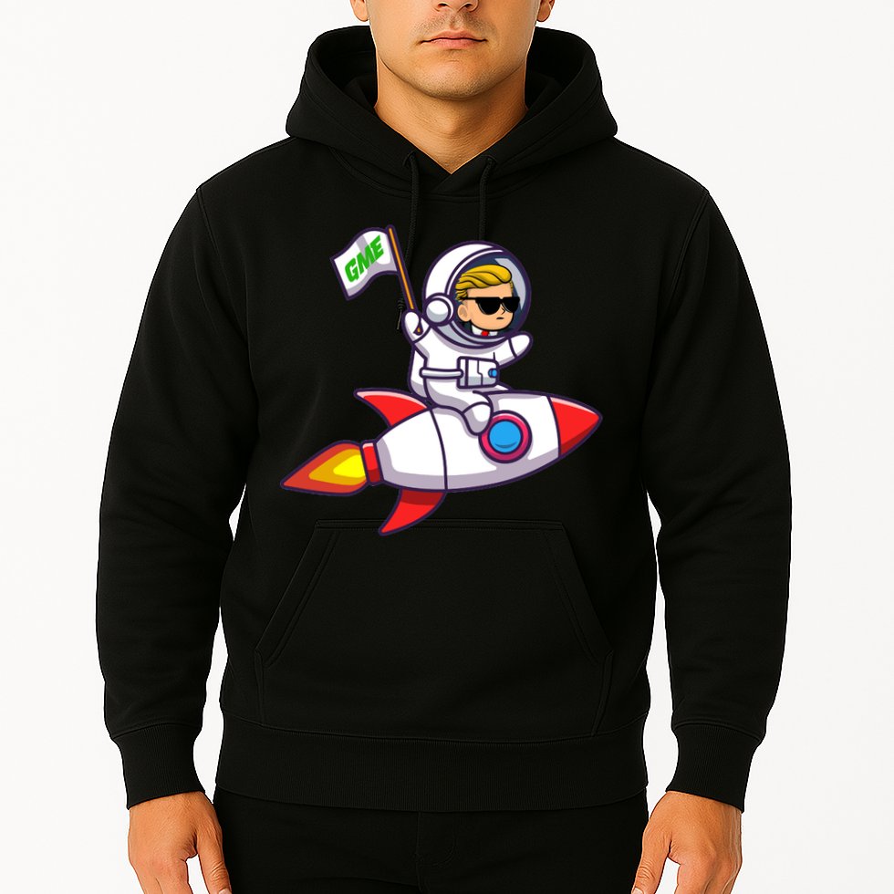 You GME Stonk To The Moon WSB Stock Market Hoodie