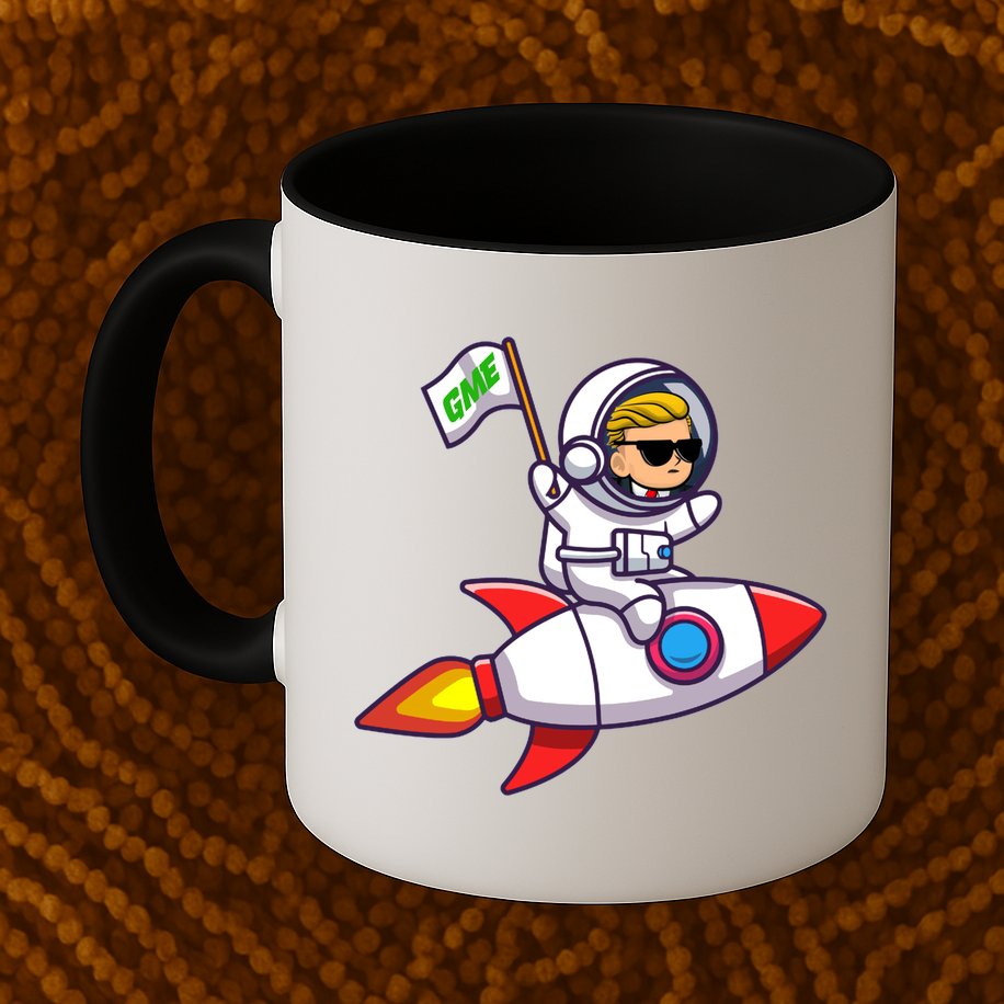 You GME Stonk To The Moon WSB Stock Market Mug