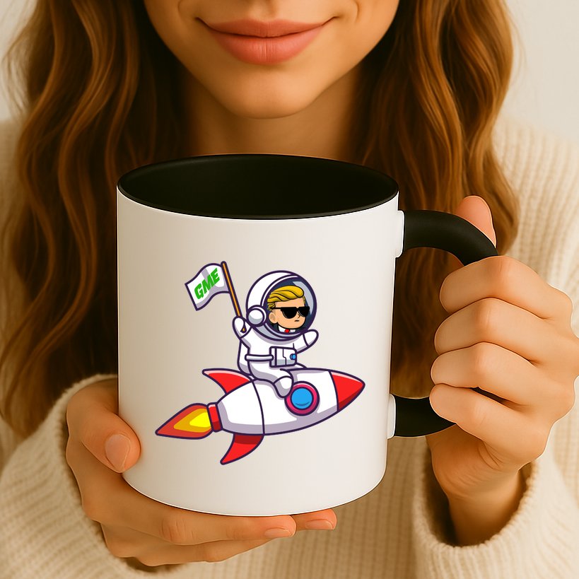 You GME Stonk To The Moon WSB Stock Market Mug