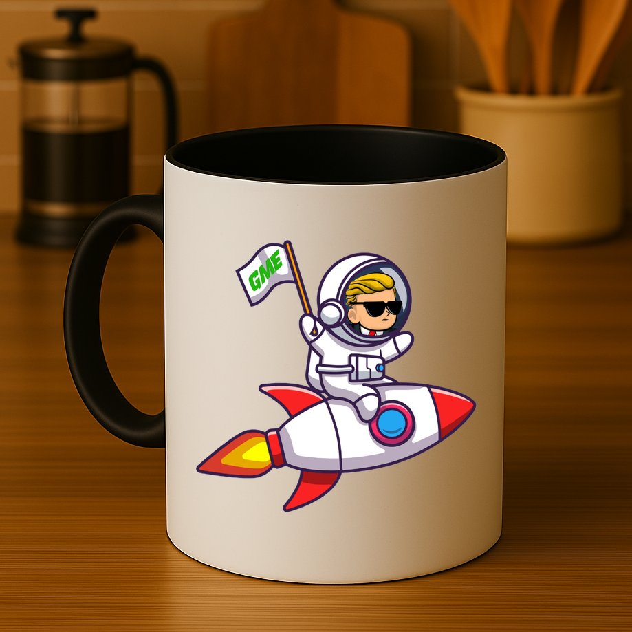 You GME Stonk To The Moon WSB Stock Market Mug