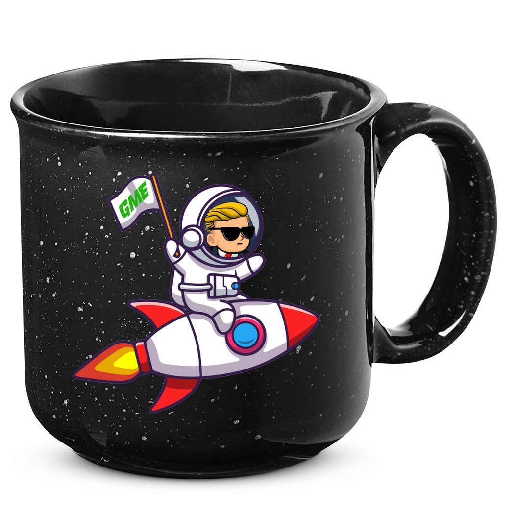You GME Stonk To The Moon WSB Stock Market 15oz Campfire Ceramic Mug