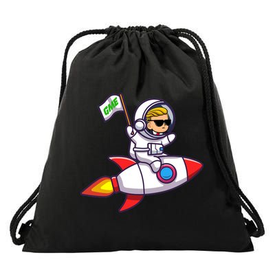 You GME Stonk To The Moon WSB Stock Market Drawstring Bag