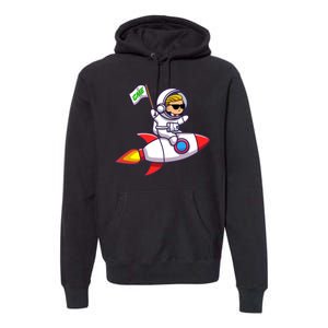 You GME Stonk To The Moon WSB Stock Market Premium Hoodie