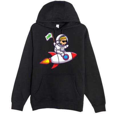 You GME Stonk To The Moon WSB Stock Market Premium Pullover Hoodie