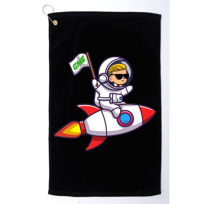 You GME Stonk To The Moon WSB Stock Market Golf Towel