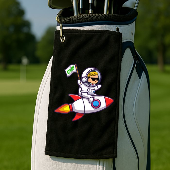 You GME Stonk To The Moon WSB Stock Market Golf Towel