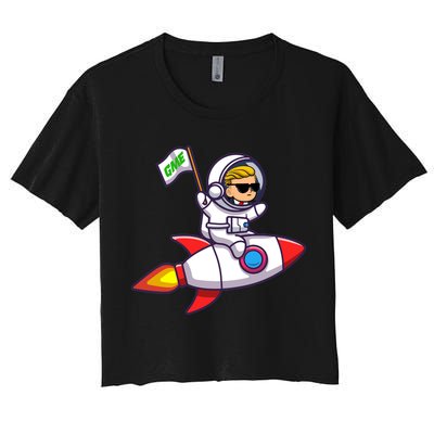 You GME Stonk To The Moon WSB Stock Market Crop Top