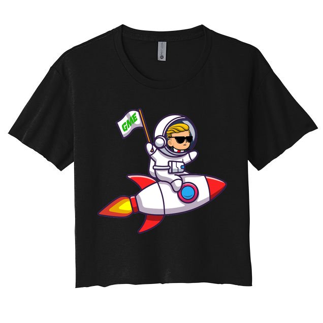 You GME Stonk To The Moon WSB Stock Market Crop Top