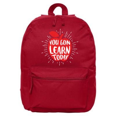 You Gon Learn Today 16 in Basic Backpack