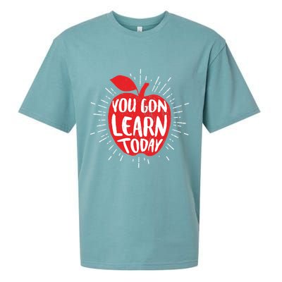 You Gon Learn Today Sueded Cloud Jersey T-Shirt